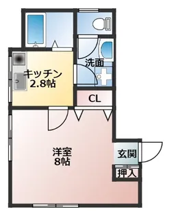 クレアーレハセガワ【1階】の間取り
