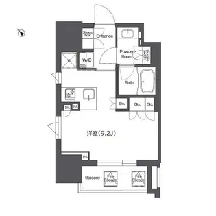 コンフォリア東陽町【10階】の間取り