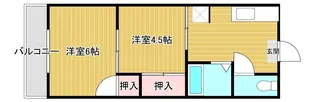リバーサイドアーク【3階】の間取り