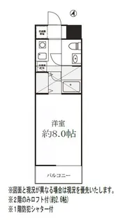 ドミール読売ランド前【2階】の間取り