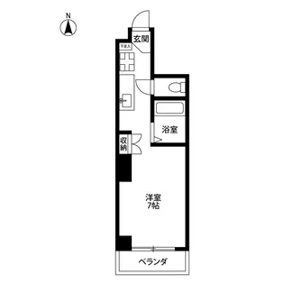 リヴイン国立【2階】の間取り