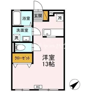 インペリアルハイツ【1階】の間取り