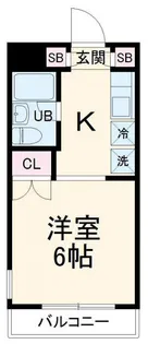 フレンドポート横浜第10【4階】の間取り