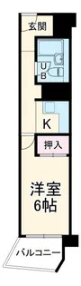 川口寿コーポ【4階】の間取り