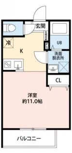 STONE RIVER 西所沢B【3階】の間取り
