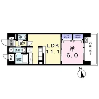 Bella Vista 西東京【8階】の間取り