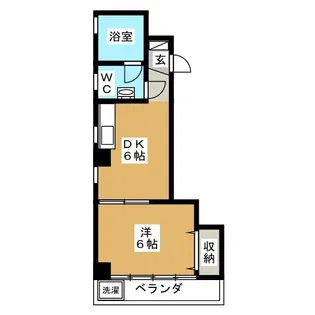 第2荒川マンション【3階】の間取り