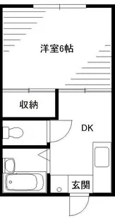 カサヴェール碑文谷【2階】の間取り