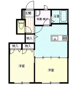 シャーメゾンハピネス【1階】の間取り