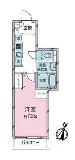 アジュール秋津【3階】の間取り