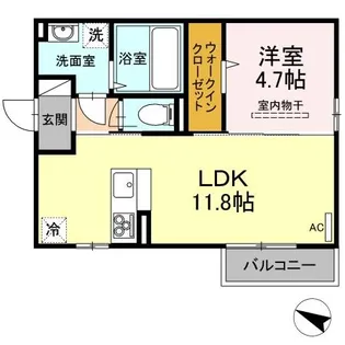 リベルタ 105【1階】の間取り