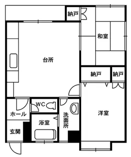 ハーモニーハイツ【1階】の間取り