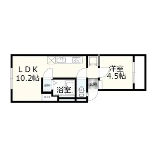 大洋北町マンション【3階】の間取り