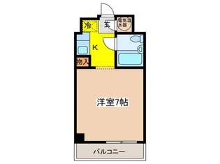 ヴェラハイツ日本橋【8階】の間取り