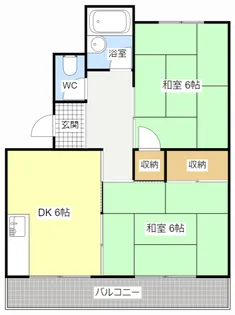 コーポ欣生【1階】の間取り