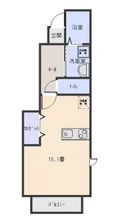アルカサル【1階】の間取り