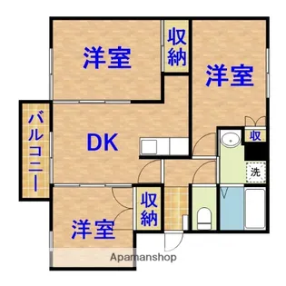 アグリコーポラスB【2階】の間取り