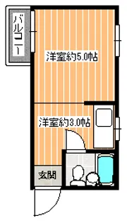 目白宏和ハイツ【1階】の間取り
