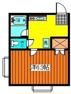ロイヤルハイツ五番館【1階】の間取り