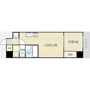 ブエナビスタ桜ノ宮イースト【7階】の間取り