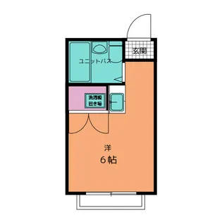 マロンハイツA棟【1階】の間取り