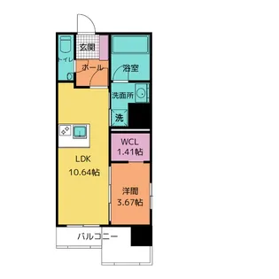真砂町ソプラ【10階】の間取り