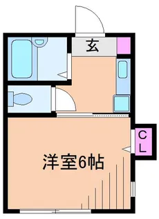 神奈川県横浜市港北区綱島台【アパート】の間取り