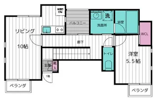 東京都立川市西砂町6【一戸建】の間取り
