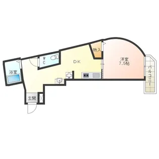 ボンジュール九条南【9階】の間取り
