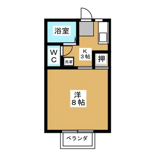 レジデンスAQ【1階】の間取り