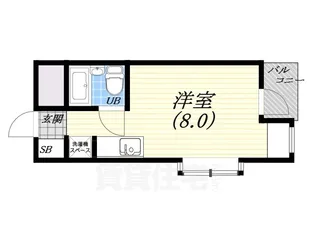 シティコア夙川【4階】の間取り