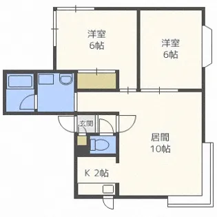 フォーサイト宮の沢【3階】の間取り