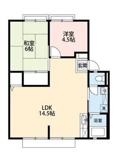 ハイツホワイトピジョン【1階】の間取り
