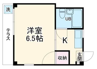 ドエル天平【1階】の間取り