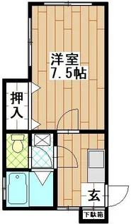 ティーナハウス【2階】の間取り