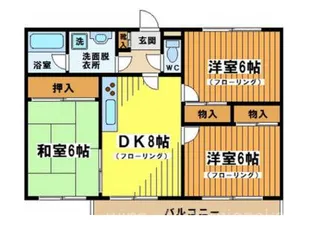 メゾンベルアネックス【4階】の間取り