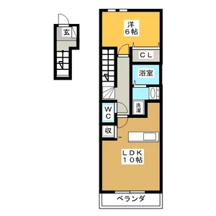 パル・ソレイユ【2階】の間取り