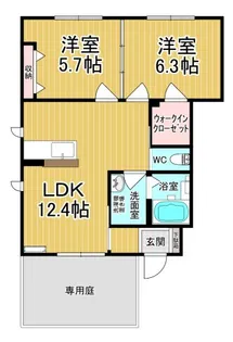 ヴィヴァーチェI【1階】の間取り