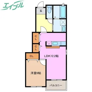 エミールIII【1階】の間取り