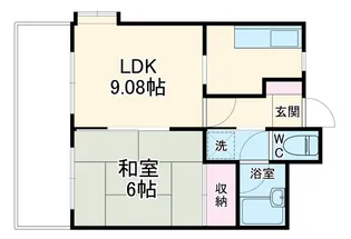 バードタウン3番館【3階】の間取り