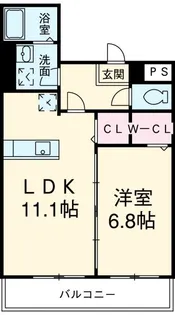メイ アジュール登戸【3階】の間取り