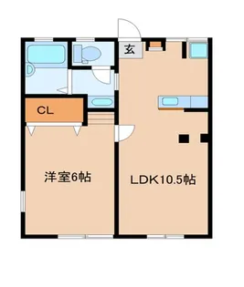 レジデンス長町南【1階】の間取り