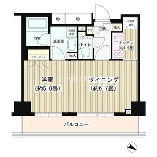 PORTO PARTIRE YOKOHAMA [ポルトパルティーレ横浜【4階】の間取り