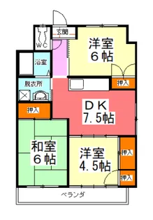 山形県山形市宮町5【マンション】の間取り
