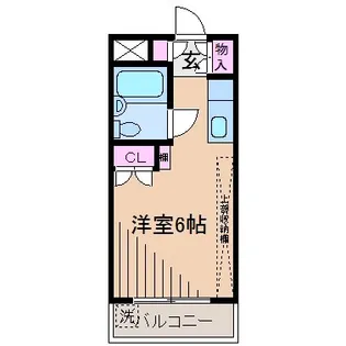 ユースピア大倉山【3階】の間取り