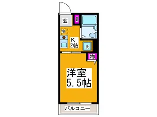 アミチミエII【2階】の間取り
