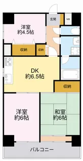 フローラル豊島園【4階】の間取り
