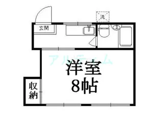 コーポカモネード【2階】の間取り