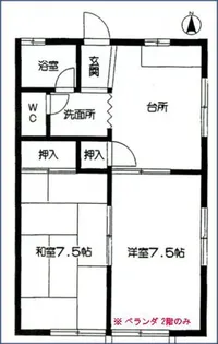 ロイヤルヴィレッジ【1階】の間取り