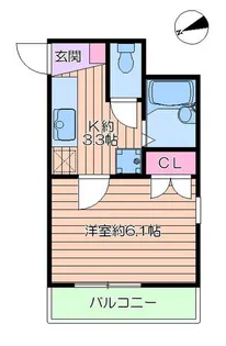 東京都練馬区豊玉上1【アパート】の間取り